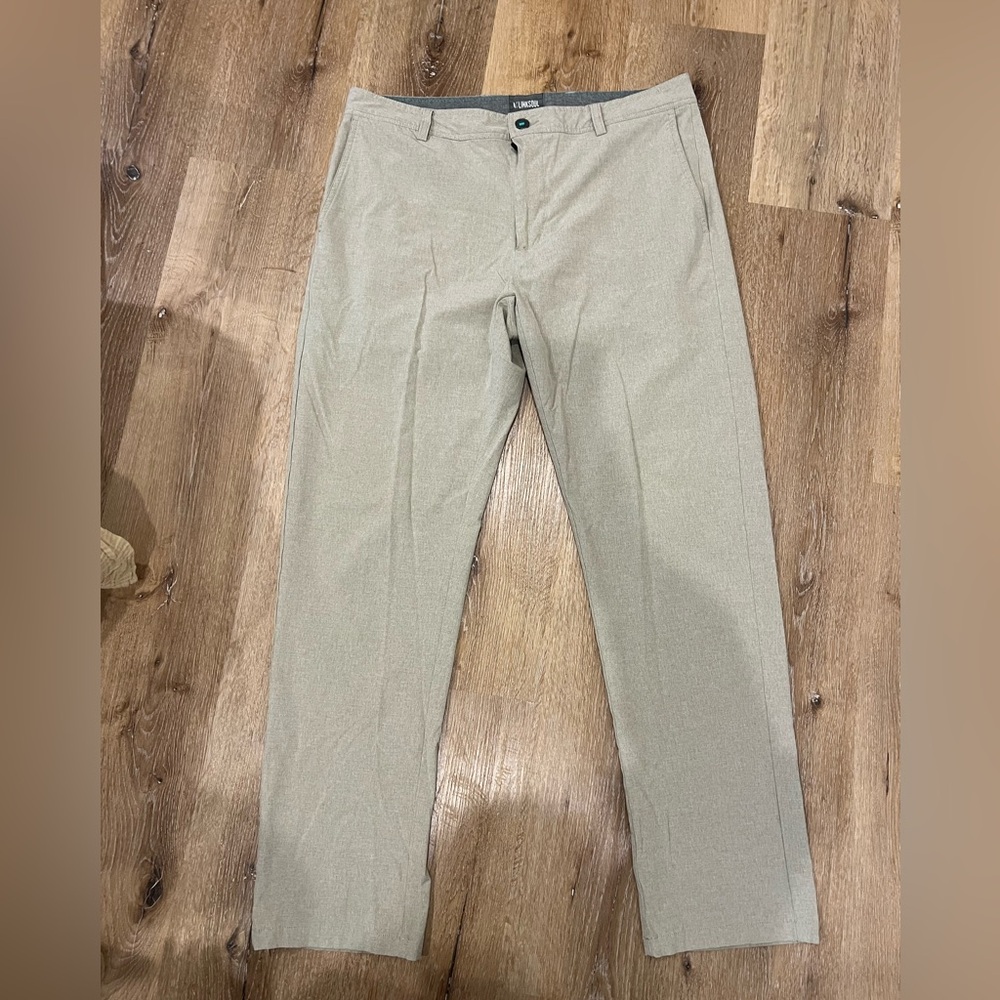 Linksoul Golf Pants Athletic 36Rx30 Beige